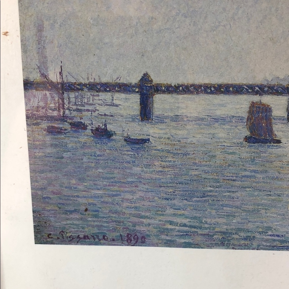 Gold Framed Art Print “Charing Cross Bridge London” by Camille Pissarro - Picture 4 of 9